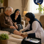 ویزیت زخم در منزل